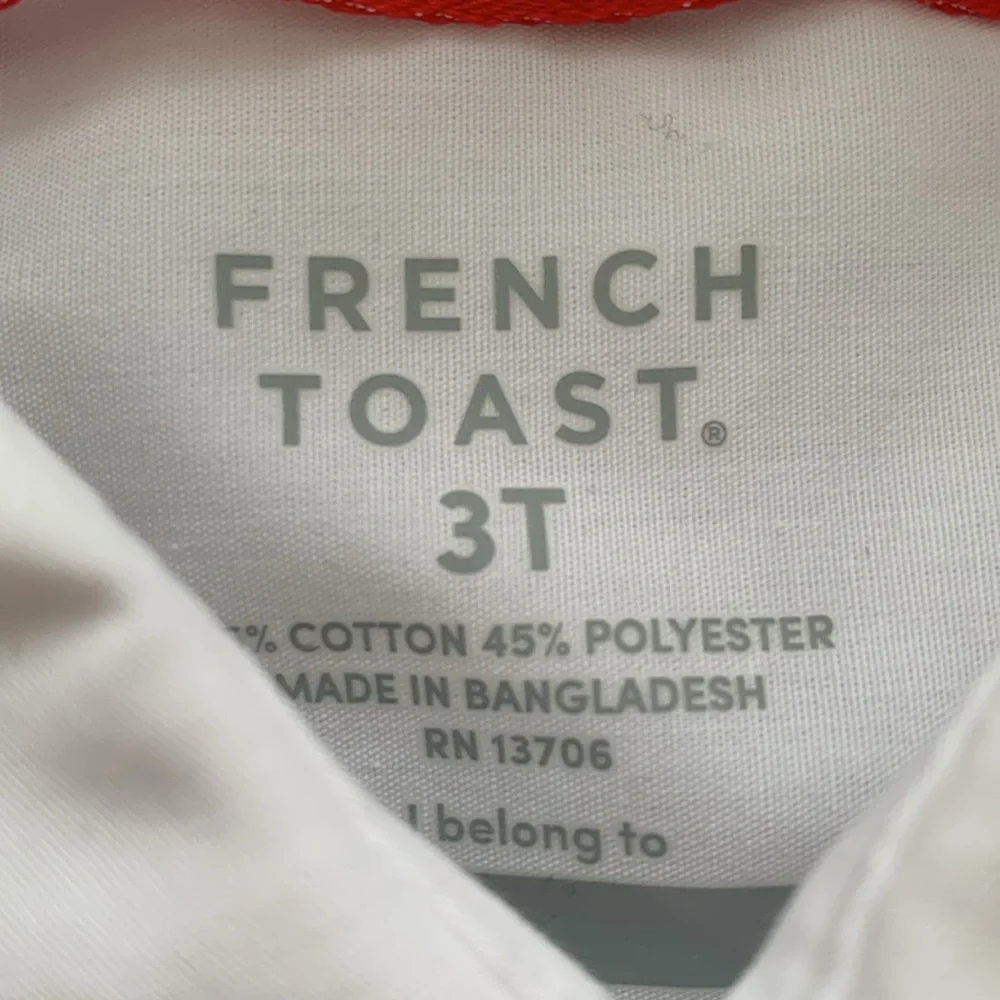 French Toast white button